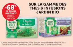 Super U Sur la gamme des thes & infusions jardin bio offre