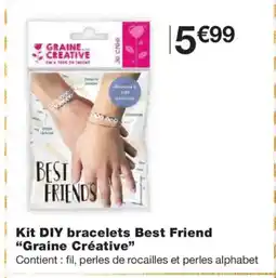 Monoprix GRAINE CRÉATIVE Kit DIY bracelets Best Friend offre