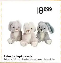 Monoprix Peluche lapin assis offre