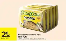 Carrefour Market Nouilles instantanées halal offre