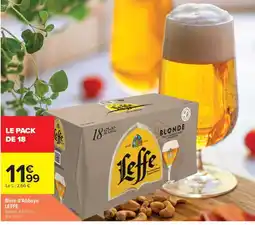 Carrefour Market Bière d'abbaye leffe offre