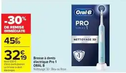 Carrefour Market Oral-b - brosse à dents électrique pro 1 offre