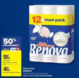 Carrefour Market Essuie tout renova offre