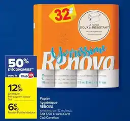 Carrefour Market Renova - papier hygiénique offre