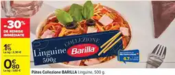 Carrefour Barilla - pâtes collezione linguine offre