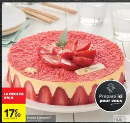 Carrefour Fraisier 8/10 parts offre