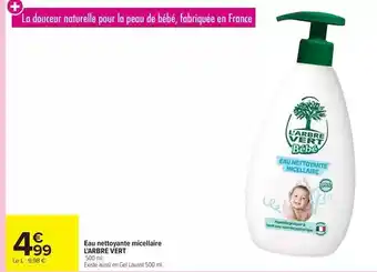 L'arbre vert - eau nettoyante micellaire