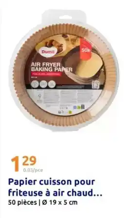 Action Papier cuisson pour friteuse à air chaud offre