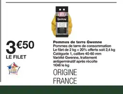 Monoprix Pommes de terre Gwenne offre
