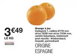 Monoprix Orange à jus offre