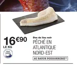 Monoprix Dos de lieu noir offre