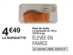 Monoprix Pavé de truite offre