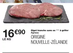 Monoprix Gigot tranche sans os à griller Agneau offre