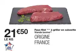 Monoprix Faux-filet à griller en caissette Viande bovine offre