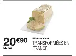 Monoprix Rillettes d'oie offre