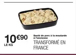 Monoprix Sauté de porc à la moutarde à l'ancienne offre