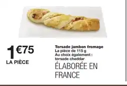 Monoprix Torsade jambon fromage offre