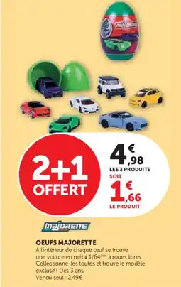 Super U Oeufs majorette offre