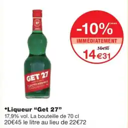 Monoprix GET 27 Liqueur offre