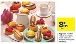 Carrefour 16 petits fours offre
