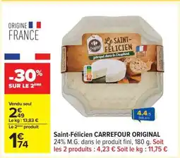 Carrefour Saint-Félicien CARREFOUR ORIGINAL offre