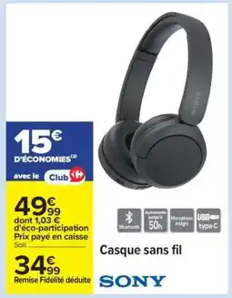 Carrefour Sony offre