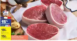 Carrefour Viande bovine : pavé*** façon tournedos à griller offre