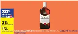 Carrefour Whisky BALLANTINE'S Blended Scotch Finest 40% vol., 1L offre