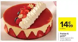 Carrefour Fraisier 6 parts offre