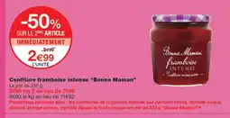 Monoprix BONNE MAMAN Confiture framboise intense offre