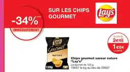 Monoprix LAY'S Chips gourmet saveur nature offre