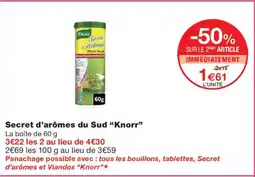 Monoprix KNORR Secret d'arômes du Sud offre