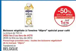 Monoprix ALPRO Boisson végétale à l'avoine spécial pour café offre