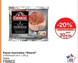 Monoprix CHARAL Façon tournedos offre
