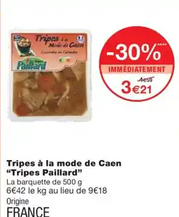 Monoprix TRIPES PAILLARD Tripes à la mode de Caen offre