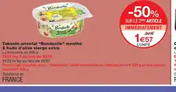 Monoprix BONDUELLE Taboulé oriental menthe & huile d'olive vierge extra offre