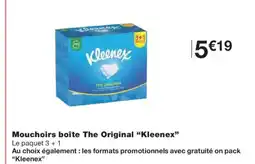 Monoprix KLEENEX Mouchoirs boîte The Original offre