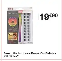 Monoprix KISS Faux cils Impress Press On Falsies Kit offre