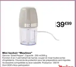 Monoprix MOULINEX Mini hachoir offre