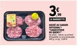 E.Leclerc CHARCUTERIE DU QUERCY Haché au canard artisanal offre