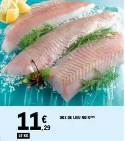 E.Leclerc Dos de lieu noir offre