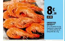 E.Leclerc Crevettes cuites offre