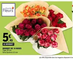 E.Leclerc Bouquet de 10 roses offre