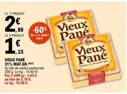 E.Leclerc VIEUX PANÉ 31% mat.gr offre
