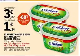 E.Leclerc ST HUBERT Omega 3 doux 52% mat.gr. format spécial offre