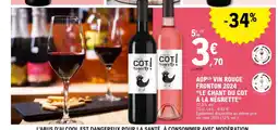 E.Leclerc LE CHANT DU COT SONNALI À LA NÉGRETTE Aop vin rouge fronton 2024 offre