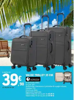 E.Leclerc Valise trolley offre