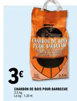 E.Leclerc Charbon de bois pour barbecue offre