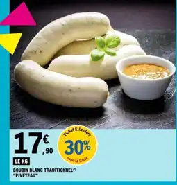 E.Leclerc PIVETEAU Boudin blanc traditionnel offre