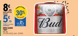 E.Leclerc BUD Bière blonde offre